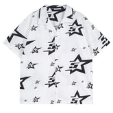 Sp5der Star Pattern Short-sleeved Shirt